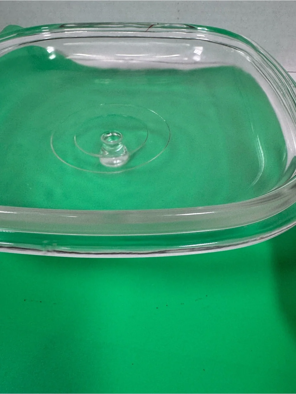 Pyrex P-12-C clear glass lid For Corning Ware P-25-B Square Baking Dish